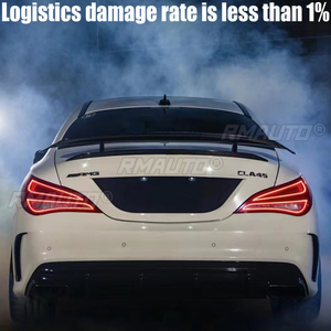 สปอยเลอร์หลังคา GT สำหรับ Mercedes-Benz CLA CLASS W117 CLA45 คาร์บอนไฟเบอร์ / FRP สปอยเลอร์ฝากระโปรงท้าย ปี 2013 2014 2015 2016 - Product Image 2