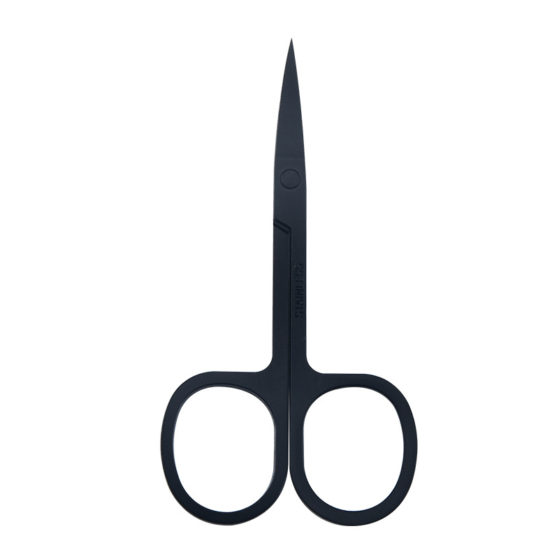 Black eyebrow scissors