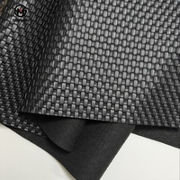 Tapis en cuir artificiel noir PVC bon marché avec texture élastique en relief anti-dérapant au toucher doux pour une utilisation sur les sacs de sièges de voiture