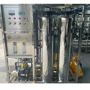 1T Two Stage Industrial Pure Mineral Drinking Water RO Reverse Osmosis Filtration Equipment Water treatment System