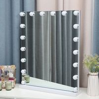 BOYA — miroir de vanité de grande taille pour hollywood, miroir de Table à coiffeuse avec chargeur USB, vente en gros