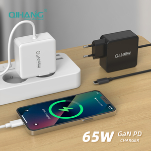 Cargador de Viaje GaN de 65W con Cable Integrado: Carga Rápida PPS para MacBook, iPhone, <span class=keywords><strong>Samsung</strong></span> - Product Image 4