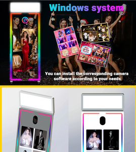 Cabina Fotografica Digitale a Specchio Magico 32 43 Pollici iPad, Design con Cornice in Vetro, Chiosco Fotografico Completo per Selfie - Product Image 3