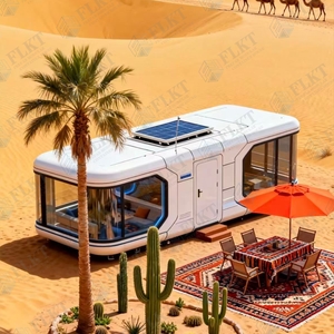 Casa Cápsula Prefabricada Moderna FLKT con 270 m2 °   Casa Móvil de Lujo con <span class=keywords><strong>Vista</strong></span> Panorámica, Casa Modular Lista para Habitar - Product Image 5