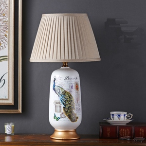 Modern Beige <strong>Funky</strong> Ceramic <strong>Table</strong> <strong>Lamps</strong> Handmade House Decoration Accessories - Product Image 4