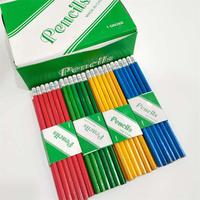 Crayons HB couleur personnalisés échantillon gratuit Penceil standard avec dureté au plomb souple