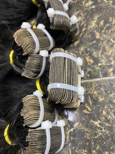 Extensiones de Cabello Humano Natural con Ondas Naturales Super Doblemente Tramado, 100% Virgen, Cabello Natural Crudo, Cutícula Alineada, Cabello Vietnamita - Product Image 3