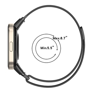 Cinturino in Metallo Milanese Economico per <span class=keywords><strong>Xiaomi</strong></span> <span class=keywords><strong>Redmi</strong></span> Watch <span class=keywords><strong>3</strong></span> / Mi Watch Lite <span class=keywords><strong>3</strong></span> - Product Image 3