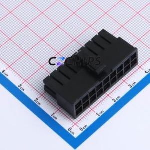 WAFER-WBM4.2-18PJK-GB Housing (Wire-to-Board / Wire-to-Wire) P=4.25mm Connector 2x9P 4.25mm Mini-Fit (MX 4.2) 4.25mm - Product Image 1