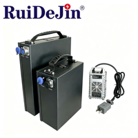 Batterie LiFePO4 semi-solide compacte et peu encombrante avec chargeur, BMS intelligent, 6000 cycles, extérieur -20°C à 60°C, pour application UGV