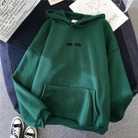 Automne et hiver nouveau pull à capuche femme étudiants vague coréenne lâche polaire plus velours à capuche dames manteau