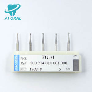 Ai-Oral FG Fresa Dentale Elettrica in Carburo di Tungsteno con Gambo da 1.6mm, Cono Invertito per Riduzione dello Smalto, per Clinici Dentistici - Product Image 1