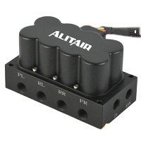 Kit de suspension pneumatique universel DC12V 200PSI, système de commande, électrovanne, collecteur, unité avec kit de commande à 9 boutons - Product Image 5
