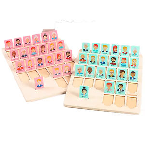 Gioco da Tavolo in Legno per Bambini EDULAND - Indovina Chi Sono per Bambini dai 5 ai 7 Anni, Esercizio di <span class=keywords><strong>Ragionamento</strong></span> <span class=keywords><strong>Logico</strong></span> e Memoria, Giocattolo Educativo - Product Image 5