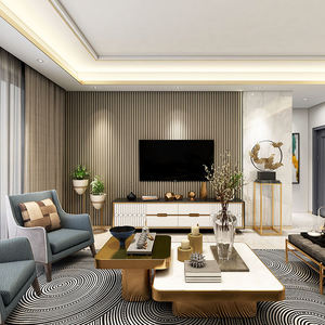 Nhà Máy bán hàng trực tiếp WPC Nội Thất Tường Ốp WPC Tấm tường trang trí nội thất tấm vật liệu - Product Image 3