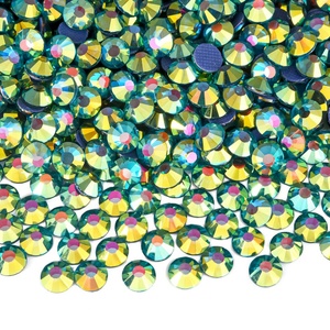 Oleeya Wholesale Gemstone Transfer Designs Sparkle Magic Crystal High Quality Glass Hotfix Rhinestone for Bows Accessories - Product Image 4