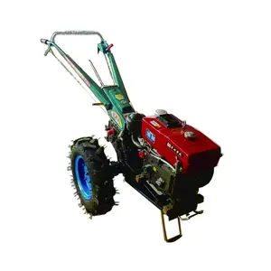 High efficiency Farm Multi Purpose With Plough Rotavator Corn Wheat Planter Hand Walking Tractors Two Wheels