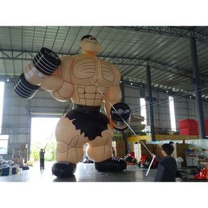 <span class=keywords><strong>Ballon</strong></span> <span class=keywords><strong>gonflable</strong></span> géant de 30 pieds, fait sur mesure, modèle homme, pour Fitness, sport, Club, publicité, nouveau - Product Image 4