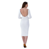 2023 conceptions personnalisées décontracté col roulé femmes robes tricotées femmes vêtements robe pull