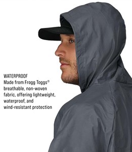 Hot Sale Reusable Waterproof Jacket Trouser <strong>Raincoat</strong> Men's Ultra-Lite2 2-Layer Breathable Rain Suit for Camping &amp; Hiking - Product Image 4