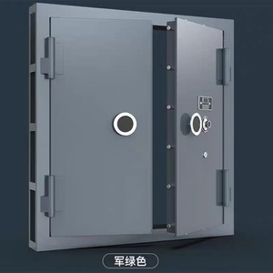 Porta De Segurança De Aço Personalizada Banco De Segurança Dupla Porta De Aço Metal Vault - Product Image 4