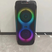 Loa kéo đôi 8 inch RGB mới với micro không dây 5.0 cho sân khấu ngoài trời, máy tính, điện thoại di động, Aux, guitar, bass combo - Product Image 3