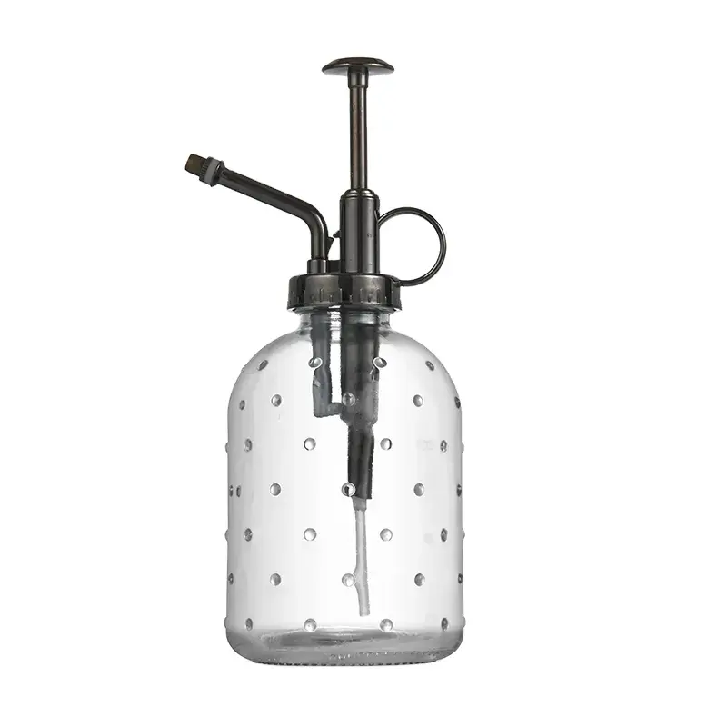Glass Clear Watering Jug Spray Bottle Plant Mister Hand Held Sprinkling Can Vintage Style Spritzer Sprinkler Water Can