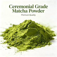 Poudre de Matcha de Qualité Cérémoniale Végétalienne Pure et Naturelle pour le Bien-être Quotidien, l'Énergie et la Concentration, Emballage en Boîte Personnalisée, Marque Privée