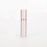 Atomiseur de parfum de luxe rechargeable en cuir PU 5 ml, mini flacon portable rechargeable