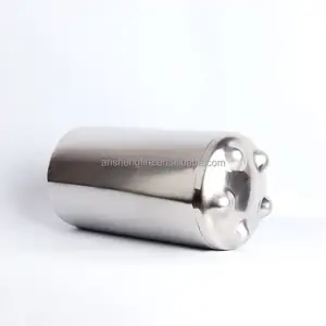 Cilindro extintor de acero inoxidable Anshengfire de 6kg, botella de aire, base de flor de ciruelo para combatir incendios, cilindro de acero inoxidable vacío de alta calidad