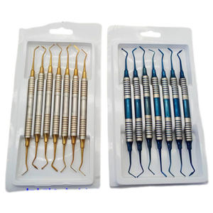 Restauratieve Composiet Vulinstrumenten Tandheelkundig <span class=keywords><strong>Titanium</strong></span> Gecoate Set - Product Image 3