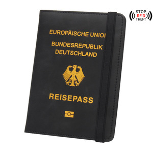 2025 nouveau support de <span class=keywords><strong>passeport</strong></span> de vol à sangle anti-magnétique allemande stockage multifonctionnel de grande capacité pour les voyages et les voyages d'affaires - Product Image 2