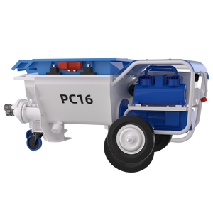Máquinas pulverizadoras de pintura de alta eficiencia con gran capacidad de tolva, dispositivos de pulverización de mortero con bomba central, pulverizador de pintura giratorio de alta eficiencia - Product Image 4
