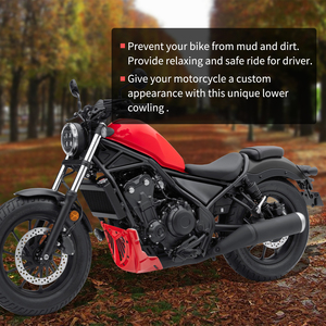 Carénage de becquet de ventre de moteur inférieur de moto XXUN pour <span class=keywords><strong>Honda</strong></span> <span class=keywords><strong>Rebel</strong></span> <span class=keywords><strong>500</strong></span> CMX500 CM500 2017 2018 2019 <span class=keywords><strong>2020</strong></span> 2021 2022 2023 2024 - Product Image 3