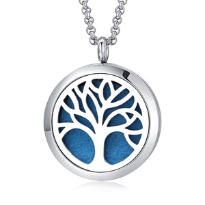 Best Selling Women's Bohemian Style 18K Gold Plated Link Essential Oil Aromatherapy Diffuser <b>Locket</b> Pendant for Anniversary - Product Image 1