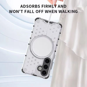 Armadura a prueba de golpes Honeycomb TPU + PC 2 en 1 funda para Samsung Galaxy S25 S24 S23 Ultra <span class=keywords><strong>Plus</strong></span> A56 A36 S24 FE compatible con carga inalámbrica - Product Image 4