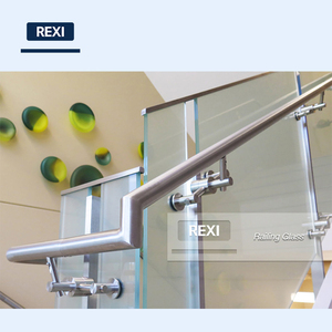 Modernes Design Glas Baluster Geländer Balkon & Hotel Edelstahl Geländer Handlauf Zaun Bodenbelag Anwendung - Product Image 5