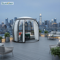 Sunkaer Boutique, Glamping en plein air, chambre à bulles en aluminium, hôtel, igloo écologique, maison en verre transparent, dôme transparent