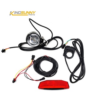 Xe đạp điện đèn pha đèn hậu chuyển đổi dây bộ phụ tùng Xe đạp điện phụ kiện e-bike phía trước phía sau ánh sáng đuôi ánh sáng - Product Image 3