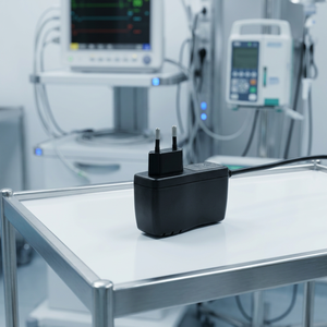 GOE GS2T-015-050-M High Quality Medical AC/DC 5V-24V 3A 15W Switching <b>Power</b> <b>Adapter</b> EU Plug PC Material IEC/EN 60601-1 Endoscope - Product Image 1