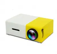 Cep Mini projektör YG300 cep telefonu için TV desteği 1080p taşınabilir Led açık ev sineması Cinnema projesi