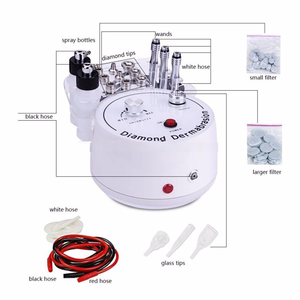 Appareil de microdermabrasion 5 en 1, machine à vide ABS pour éliminer les rides, l'acné, les points noirs, les cicatrices, exfolier la peau, rajeunir la peau, beauté - Product Image 4