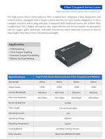 Laser à fibre optique semi-conducteur direct 405 nm-640 nm 100 W-200 W pour le cuivre, l'or, l'aluminium et autres matériaux métalliques non ferreux