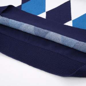 थोक पुरुषों के कैजुअल आर्यर्यल स्वेटर वेस्ट-गर्दन स्लीवलेस पुलोवर निटवियर काम सर्दियों के बाहरी कपड़े - Product Image 6