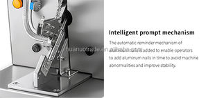 Machine de scellage de sacs automatique à boutonnière continue en acier inoxydable 304 pour l'emballage alimentaire et des boissons, scellage thermique - Product Image 4