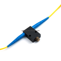 Kabel Patchcord Fiber Singlemode SMF-28e FC/UPC dengan Attenuator Mekanis yang Dapat Disesuaikan >60dB Return Loss untuk FTTH/FTTA/FTTx/Data Center