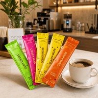Sachet aluminisé imprimé en couleur, anti-lumière, pour poudre protéinée, dose unique, épaisseur réglable