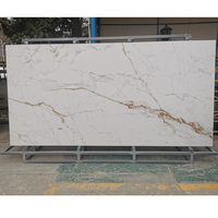Dalles de porcelaine modulaires en pierre frittée pour îlots, grand format, pour fond de télévision, villa, hôtel, dalle de marbre en porcelaine de grande taille 3200*1600*12mm