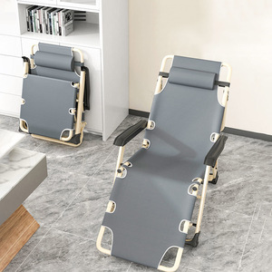 Fournitures de plein air, lit d'<span class=keywords><strong>escorte</strong></span> hospitalier, lit de repos de bureau, lit pliant, chaise pliante, carton métallique, mobilier d'extérieur, chaises de plage, moderne - Product Image 5