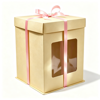 Emballage pour desserts, boîte cadeau de Noël, logo personnalisé, boîte à pâtisserie, boîte à gâteau, boîte à pain, emballage en papier alimentaire, écologique, recyclable